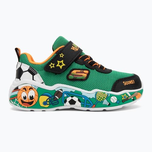 Scarpe bambini SKECHERS Play Scene verde/multicolore