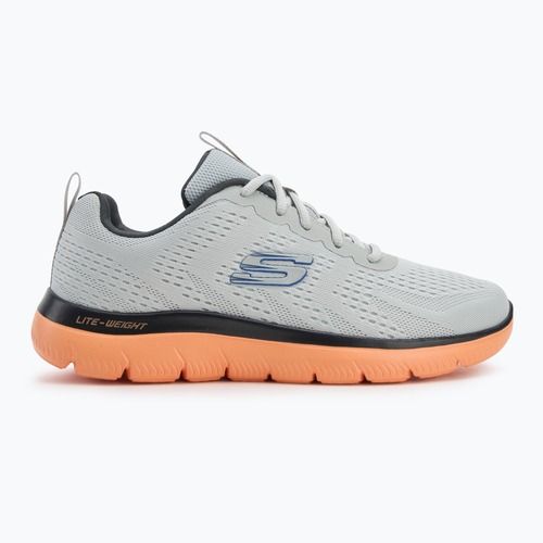 Scarpe da uomo SKECHERS Summits Torre grigio/arancione