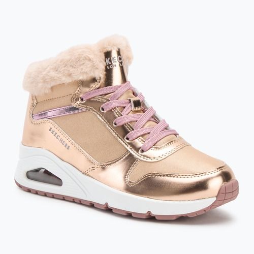 Scarpe da bambino SKECHERS Uno Cozy On Air oro rosa