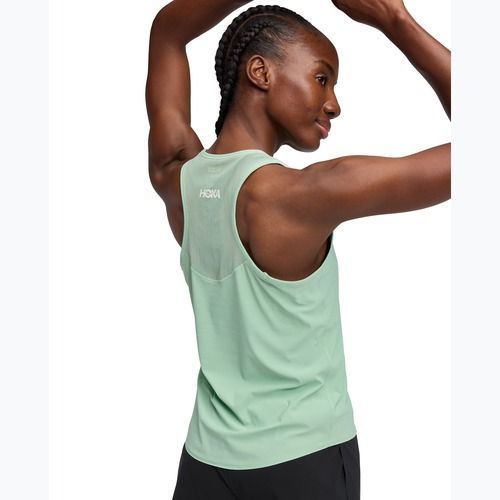 Canotta da corsa donna HOKA Airolite Tank 2.0 giada