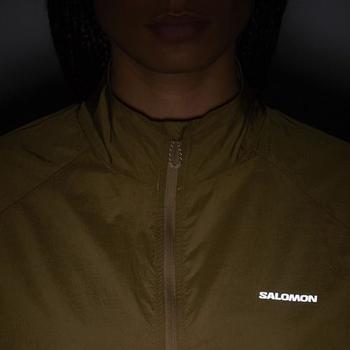Giacca da corsa donna Salomon Shakeout Fly brilliant olive