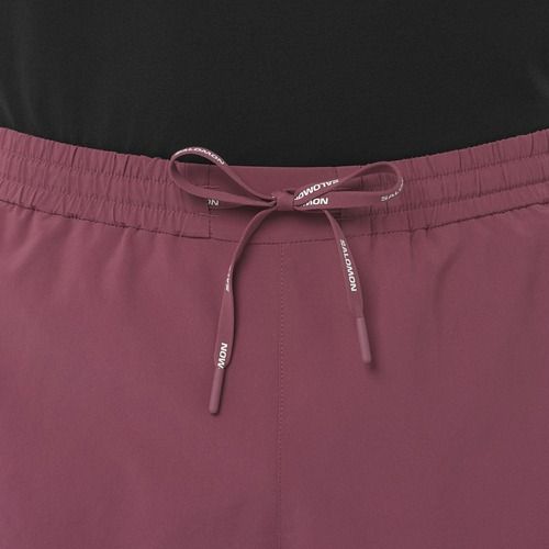 Pantaloncini da corsa uomo Salomon Shakeout C 2IN1 7" nocturne