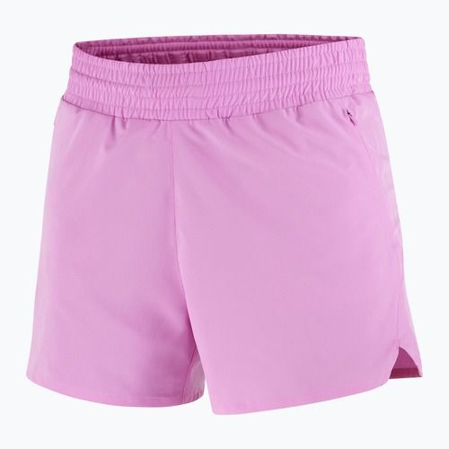 Pantaloncini da corsa da donna Salomon SHAKEout Core 4" cyclamen