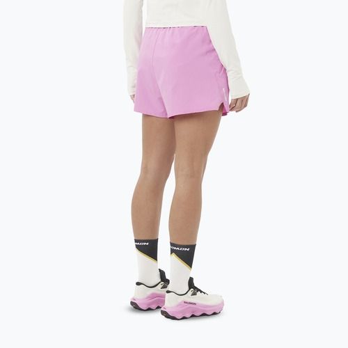 Pantaloncini da corsa da donna Salomon SHAKEout Core 4" cyclamen