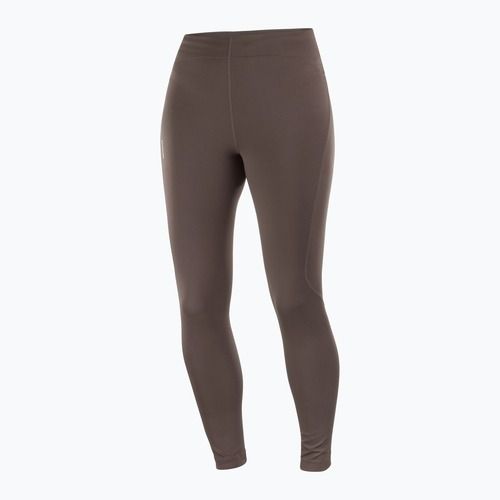 Leggings da corsa da donna Salomon SHAKEout Core 28" coffee bean