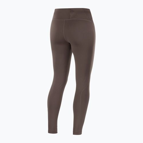 Leggings da corsa da donna Salomon SHAKEout Core 28" coffee bean