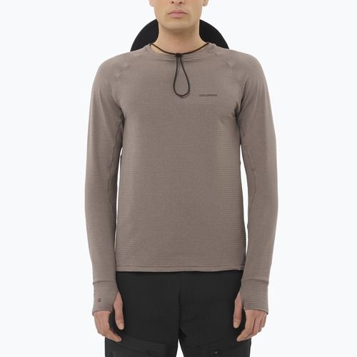 Felpa da uomo Salomon Essential Lightwarm CN iron