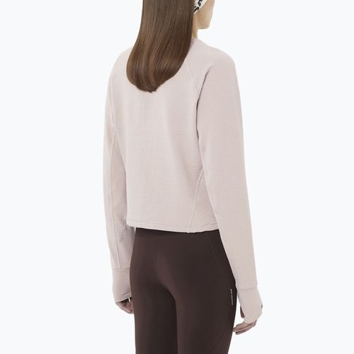 Felpa da trekking donna Salomon Essential Lightwarm CN etherea