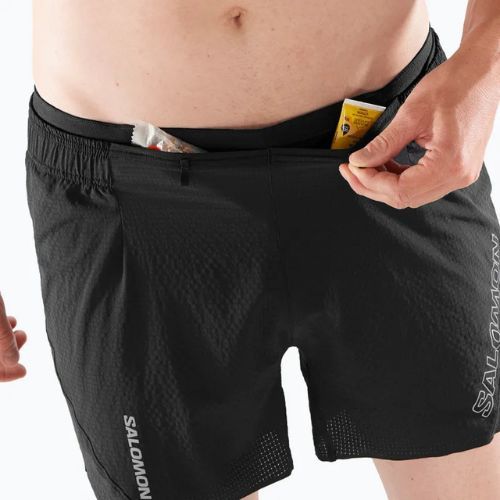 Pantaloncini da corsa uomo Salomon Sense Aero 5" nero