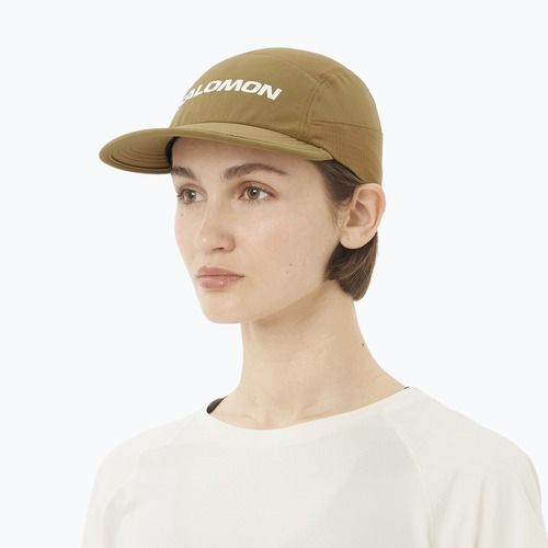 Cappellino con visiera Salomon Sense Aero brilliant olive