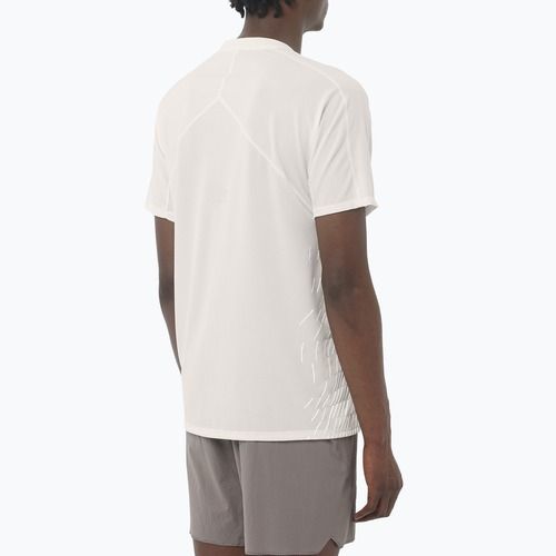 Maglietta da corsa uomo Salomon Sense Aero GFX whisper white