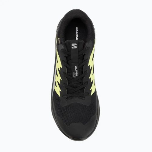 Scarpe da corsa da uomo Salomon Alphaglide GTX nero/alloy/verde acuto