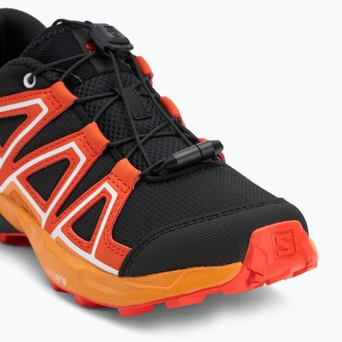 Scarpe da trekking per bambini Salomon Speedcross nero/pomodoro ciliegia/curcuma