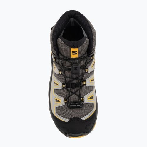 Scarpe da trekking per bambini Salomon X Ultra Mid GTX castlerock/black/spicy/mustard