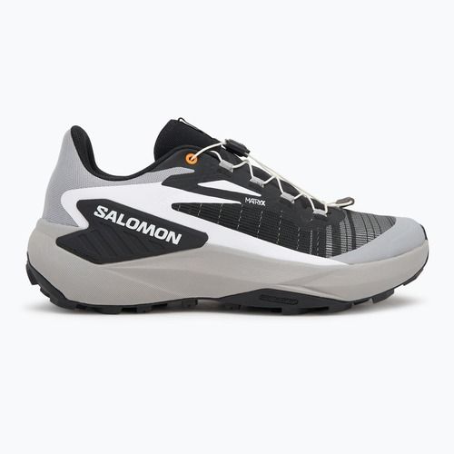 Scarpe da corsa da uomo Salomon Genesis nero/alloy/turmeric