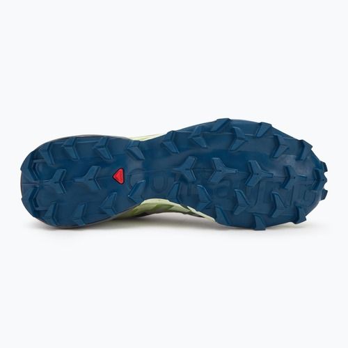 Scarpe da corsa da uomo Salomon Speedcross 6 castlerock/crema lime/poseidon