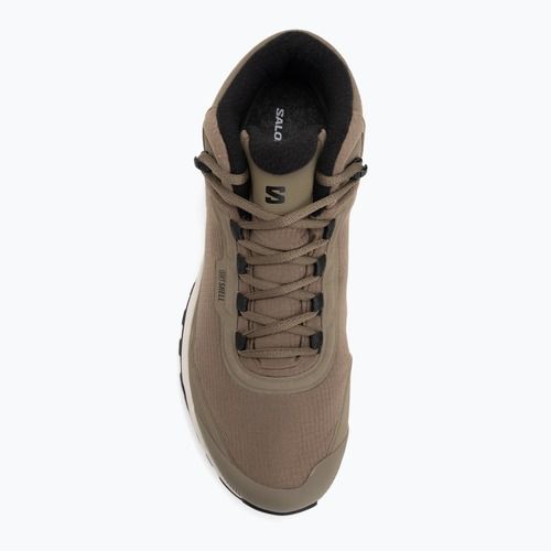 Scarpe da trekking da uomo Salomon Shelter WP stone gray/black/rainy day