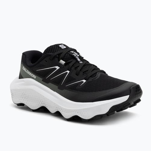 Scarpe da corsa da donna Salomon Ultra Flow 2 nero/bianco/verde agave