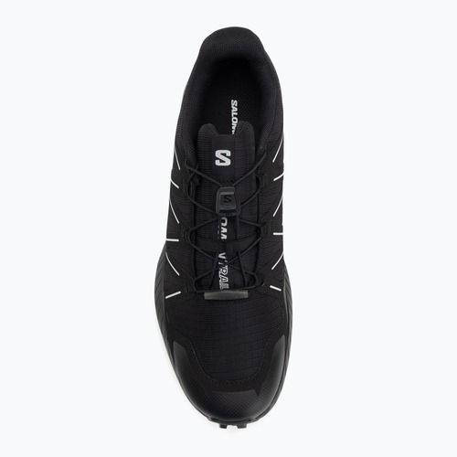 Scarpe da corsa da uomo Salomon Speedcross Peak nero/nero/grigio ghiacciaio