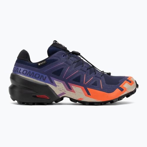 Scarpe da corsa da uomo Salomon Speedcross 6 GTX maritime blue/black/cherry tomato