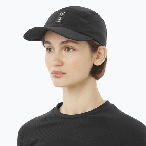 Cappellino con visiera Salomon S/LAB Ultra Waterproof nero profondo