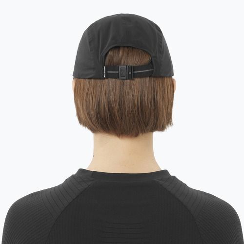 Cappellino con visiera Salomon S/LAB Ultra Waterproof nero profondo