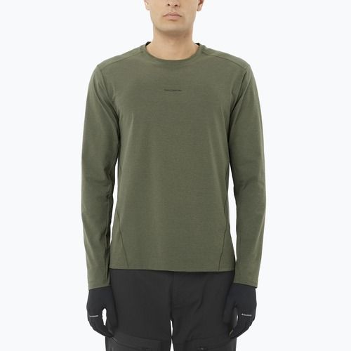 Longsleeve da uomo Salomon Trackline grape leaf
