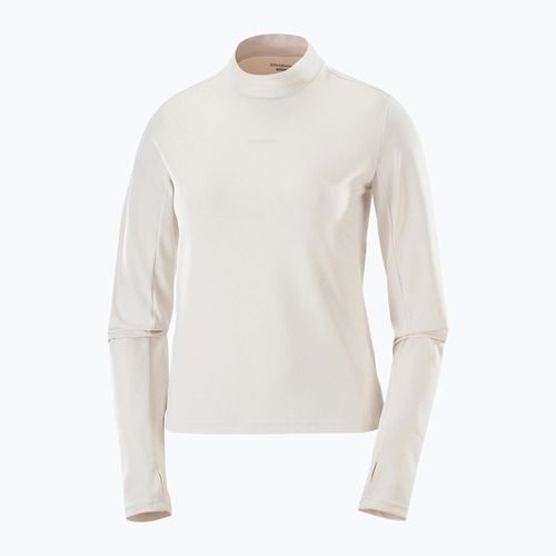 Maglia a maniche lunghe da corsa donna Salomon Bliss whisper white