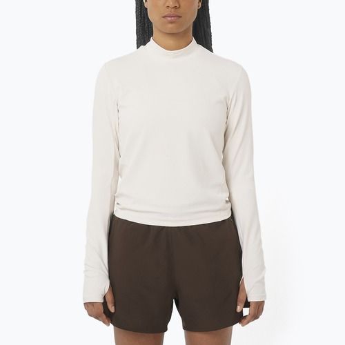 Maglia a maniche lunghe da corsa donna Salomon Bliss whisper white