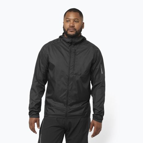 Giacca da corsa Salomon Cross Wind nero profondo da uomo