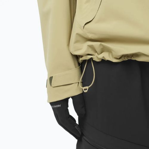 Giacca softshell da uomo Salomon Outherpath Pro 2.5 l grigio verde/ foglia d'uva