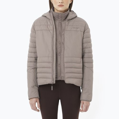 Salomon Reflex Hoodie, giacca antivento da donna, ferro