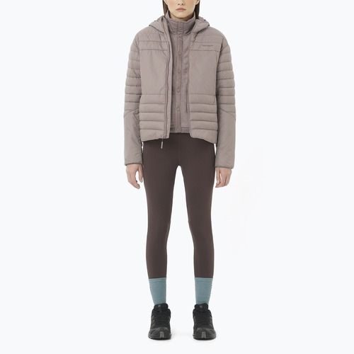 Salomon Reflex Hoodie, giacca antivento da donna, ferro