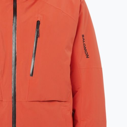Giacca da sci uomo Salomon Brilliant 2.0 cherry tomato