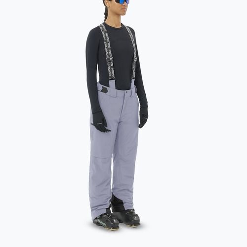 Pantaloni da sci da donna Salomon Brilliant blue granite