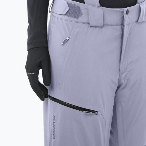 Pantaloni da sci da donna Salomon Brilliant blue granite