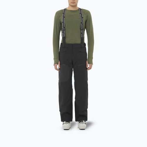 Pantaloni da sci da uomo Salomon Spectral nero profondo