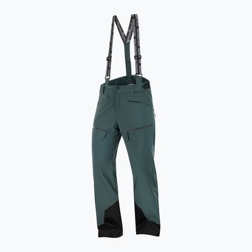 Pantaloni da sci da uomo Salomon Spectral green gables