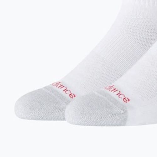Calzini New Balance Active Premium Crew Quarter 2 pairs white
