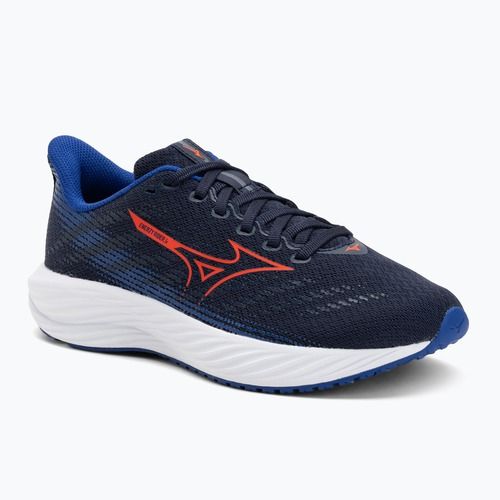 Scarpe da corsa per bambini Mizuno Enerzy Rider Jr peacoat/ignitionred/ reflective blue