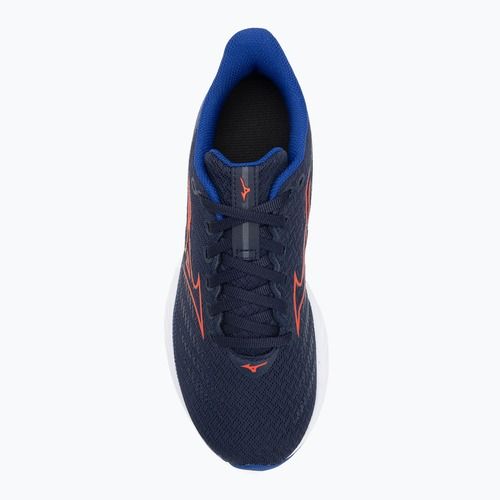 Scarpe da corsa per bambini Mizuno Enerzy Rider Jr peacoat/ignitionred/ reflective blue