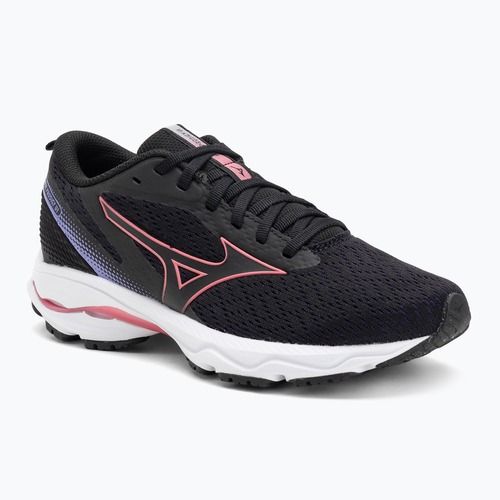 Scarpe da corsa da donna Mizuno Prodigy 6 nero/camelia rosa/viola paisley