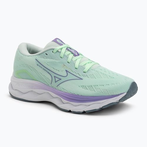 Scarpe da corsa da donna Mizuno Wave Serene neo mint/paisley purple/citadel