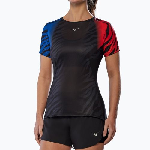 Maglietta da corsa donna Mizuno DryAeroFlow Graphic Tee oni red