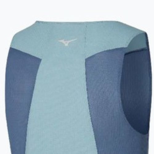 Canotta da corsa uomo Mizuno DryAeroFlow Tank vintage indigo