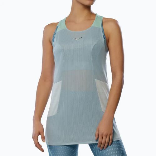 Canotta da corsa donna Mizuno DryAeroFlow Tank cloud blue