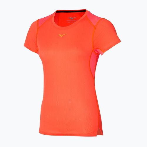 Maglietta da corsa da donna Mizuno DryAeroFlow Tee nasturtium