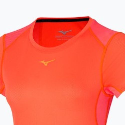 Maglietta da corsa da donna Mizuno DryAeroFlow Tee nasturtium