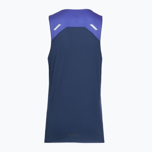 Canotta da corsa da uomo Mizuno Tech Light Tank estate blue