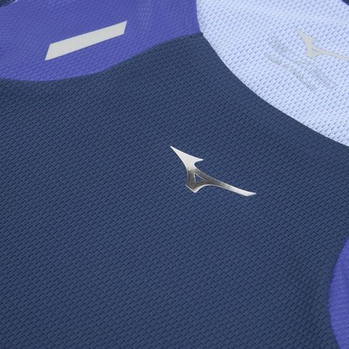 Canotta da corsa da uomo Mizuno Tech Light Tank estate blue